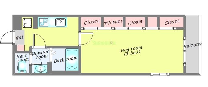 アストリア太子堂の間取り