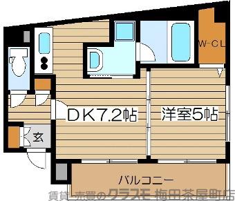 セイワパレス新梅田の間取り