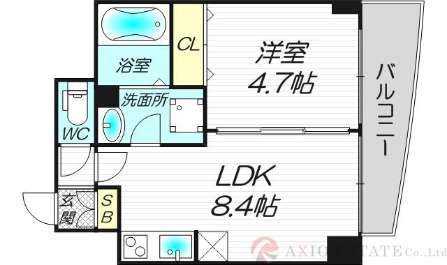サンレムート新大阪eastⅡの間取り