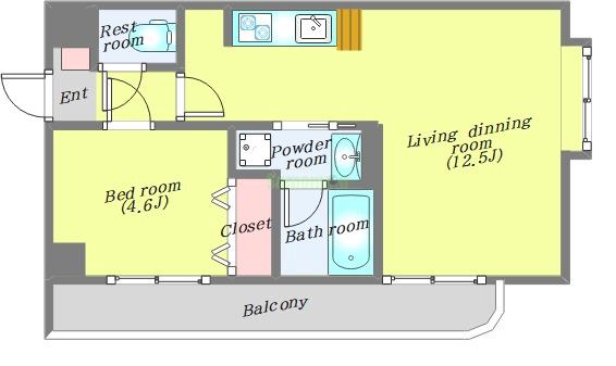 グレース萩野町の間取り