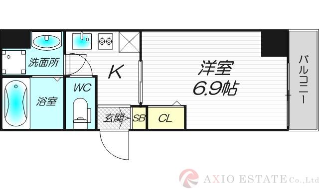 ALZA松ヶ枝の間取り