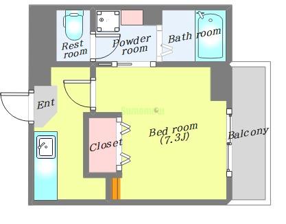 コットンKの間取り