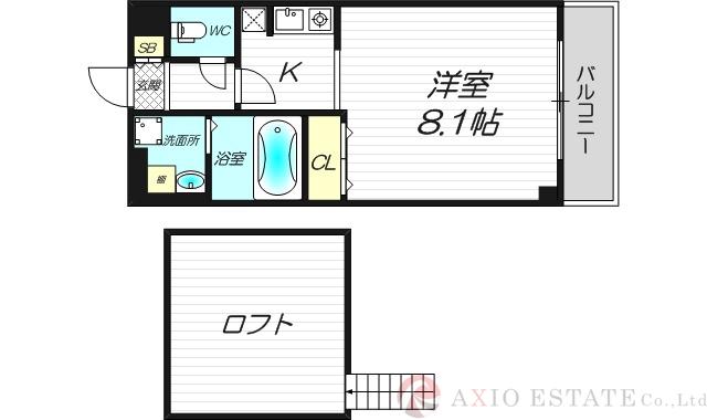 リセスコート2の間取り