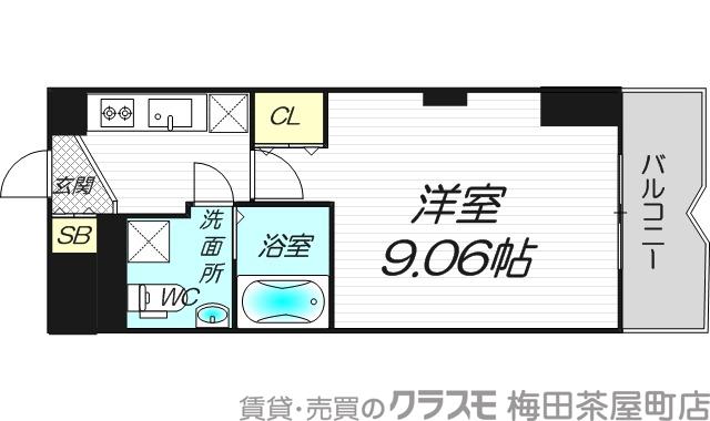 セレニテ新大阪弐番館の間取り