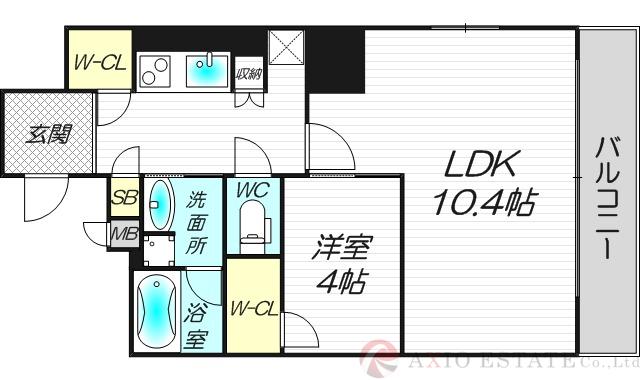 Gate Court Higashimikuniの間取り