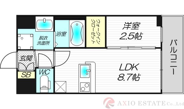 セレニテ新大阪グランデ ミリューの間取り