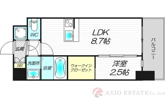 セレニテ新大阪グランデ ミリューの間取り