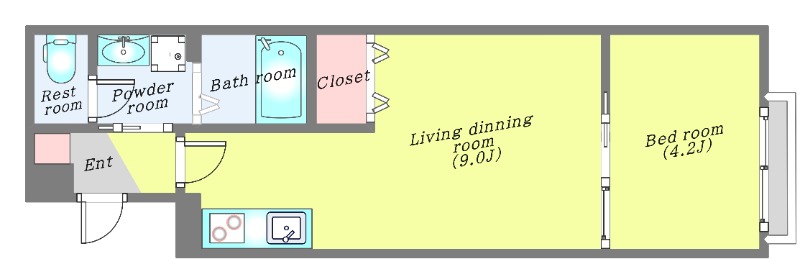 Ivy富沢の間取り