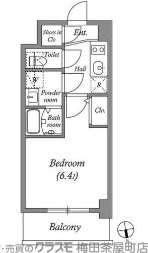 大淀北の完工年月(2021年11月)築の賃貸マンションの間取り