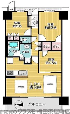 ファインレジデンス城東中央の間取り