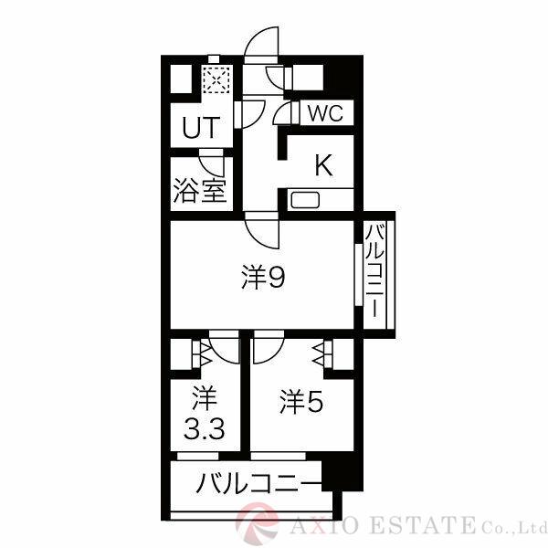 THE MUSIC COURTの間取り