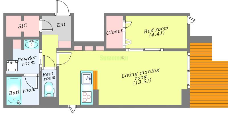 フロレスタ堤通雨宮の間取り