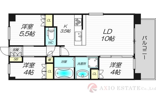 アーバンパーク淡路の間取り