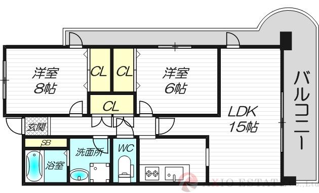 淀川ハイライフマンションの間取り