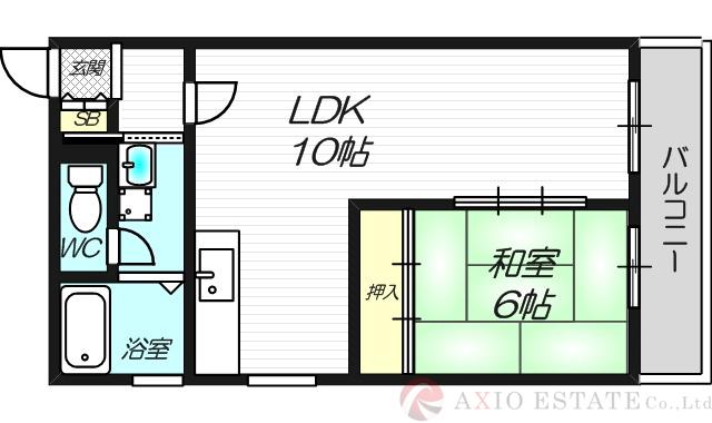 シャトー中尾の間取り