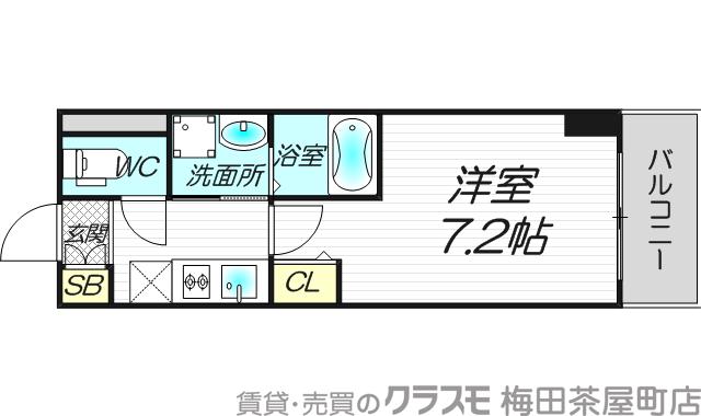 兎我野町の完工年月(2015年8月)築の賃貸マンションの間取り