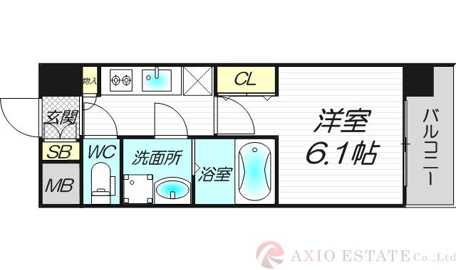 スプランディッド新大阪DUEの間取り