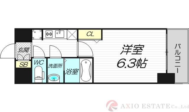 プレサンス淡路駅前の間取り