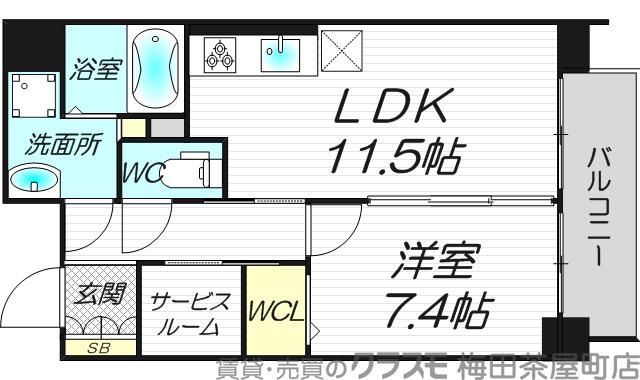 フォンセブランの間取り