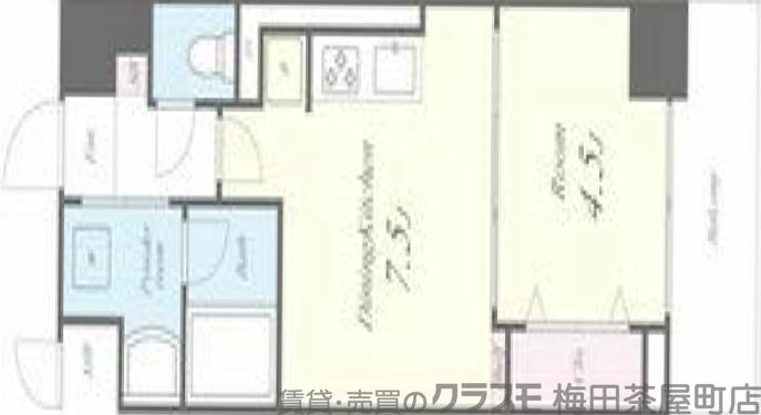 中津の完工年月(2024年5月)築の賃貸マンションの間取り