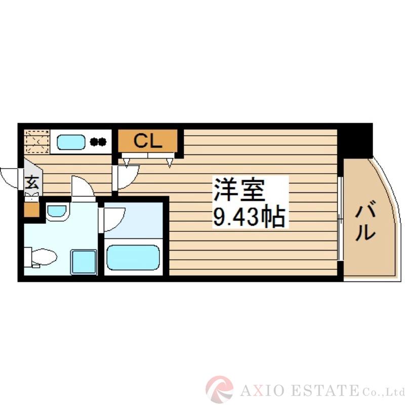 SERENiTE天六西の間取り