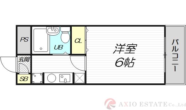 サンライズ野田阪神の間取り