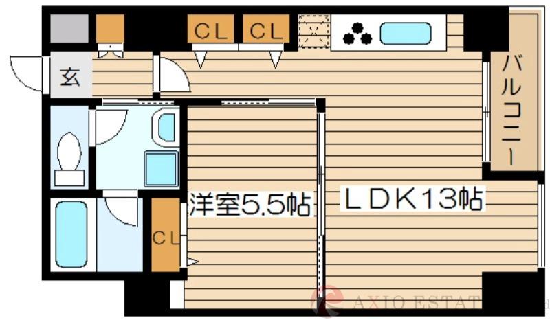 K-CRAFTUMEDA161の間取り