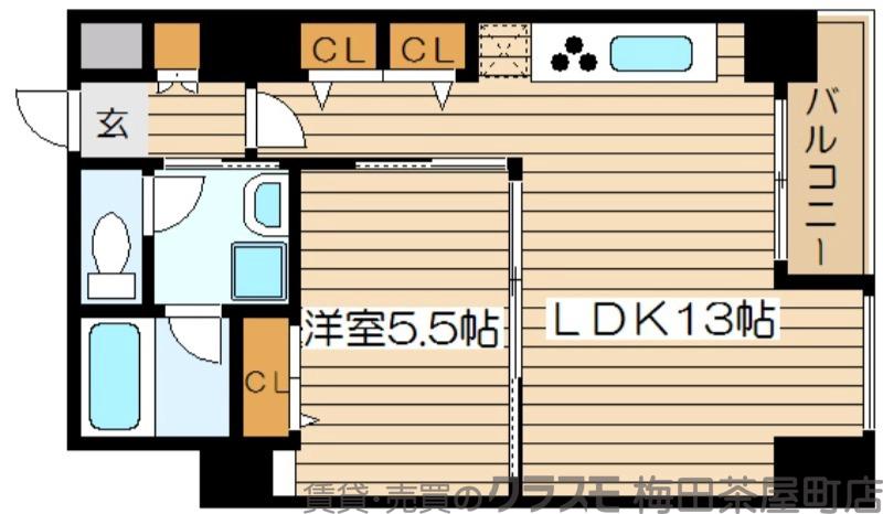 K-CRAFTUMEDA161の間取り