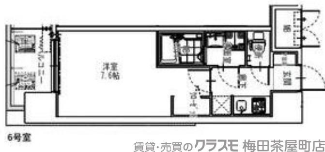 同心の完工年月(2023年2月)築の賃貸マンションの間取り