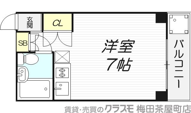 シティーライフ小濱の間取り