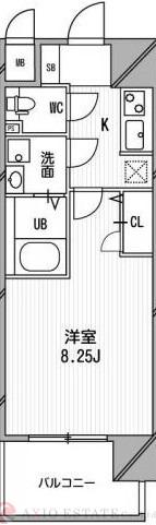 アーデン谷町の間取り