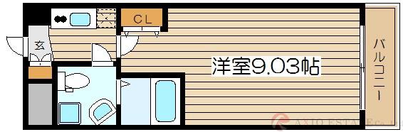 CASSIA十三の間取り