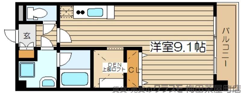 大淀中の完工年月(2009年2月)築の賃貸マンションの間取り