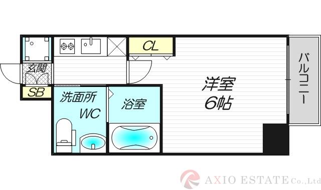 エステムコート新大阪Ⅷレヴォリスの間取り