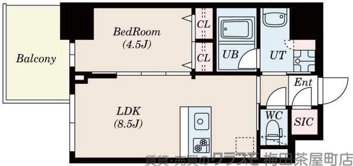 S-RESIDENCE福島diverseの間取り