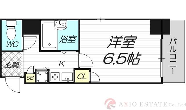 リーガル新大阪Ⅴの間取り