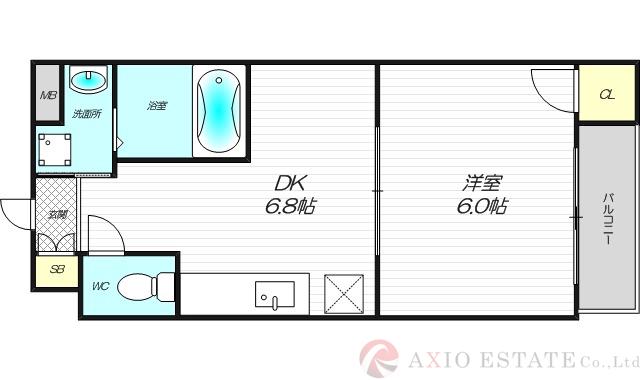 プランドールSakaeⅡの間取り