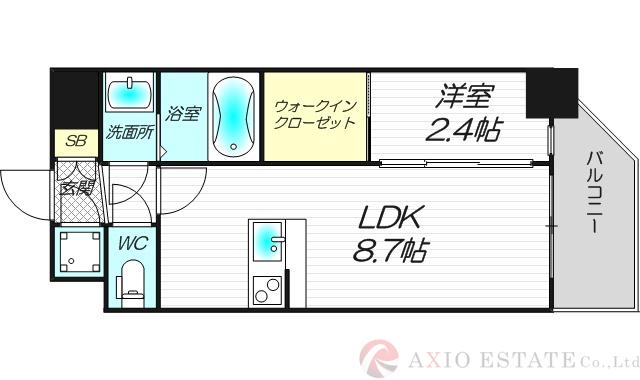 西宮原の完工年月(2025年3月)築の賃貸マンションの間取り