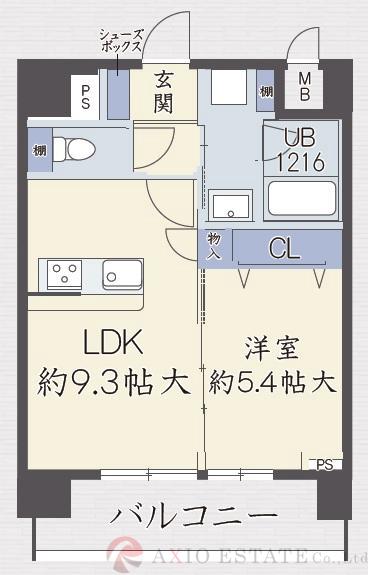 ノブレ梅北の間取り