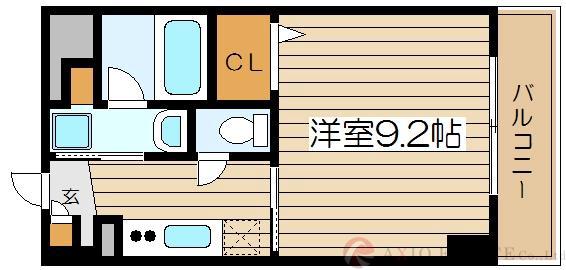 カルムクレール2.5.8の間取り
