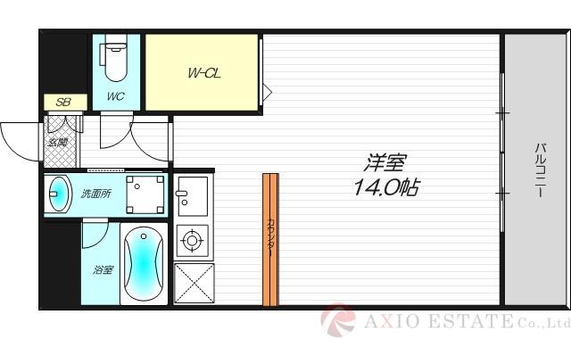 グランシャルマン新大阪の間取り