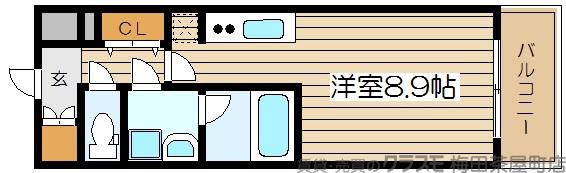 島町の完工年月(2009年2月)築の賃貸マンションの間取り