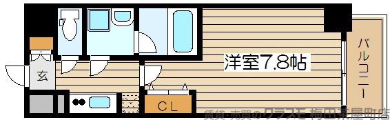 島町の完工年月(2009年2月)築の賃貸マンションの間取り
