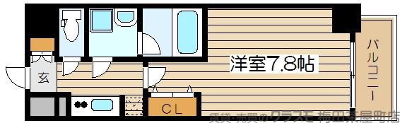 島町の完工年月(2009年2月)築の賃貸マンションの間取り