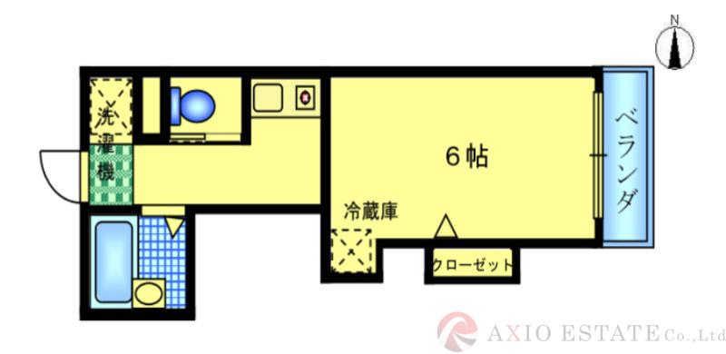 キオズ梅田ウエストの間取り