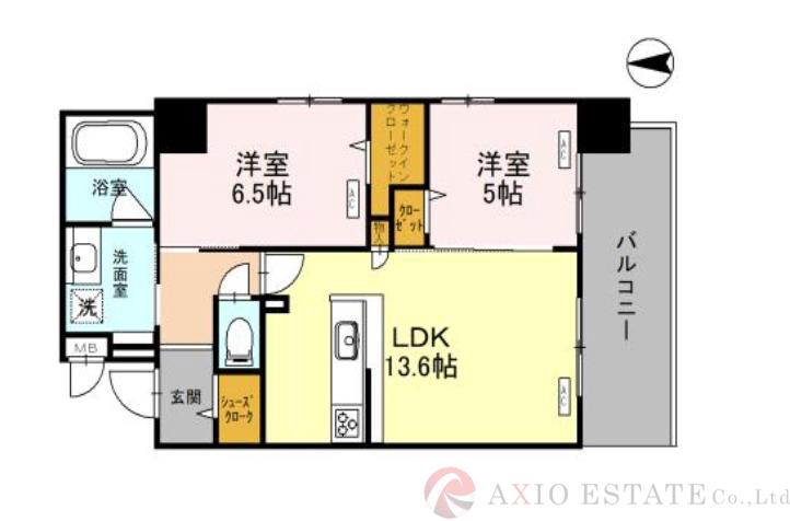 CREST COURT DOSHINの間取り