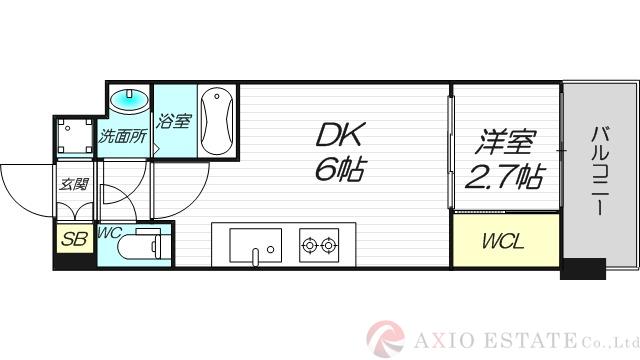 セレニテ新大阪エクラの間取り