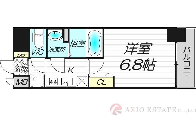 スワンズシティ新大阪ヴィーヴォの間取り