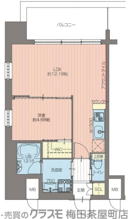 プレジオ天神橋ASIANの間取り
