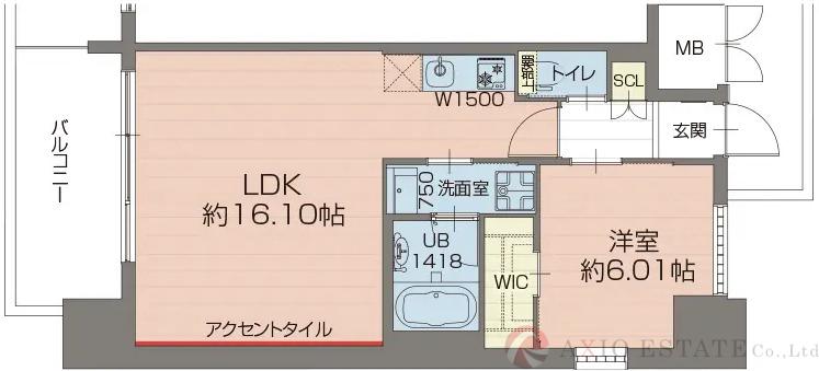プレジオ梅田の間取り